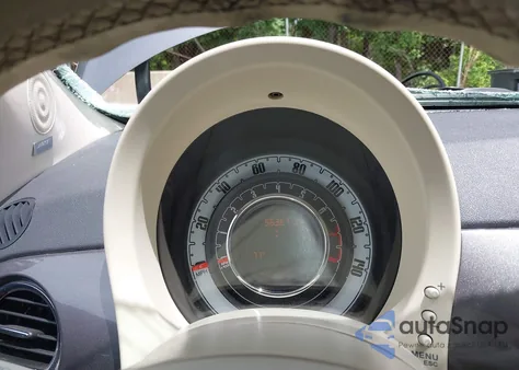 2012 Fiat 500C Lounge z USA, uszkodzony, nr VIN 3C3CFFER6CT142001